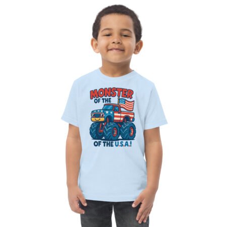 Toddler Monster Truck Jersey Tee