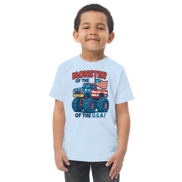 Toddler Monster Truck Jersey Tee