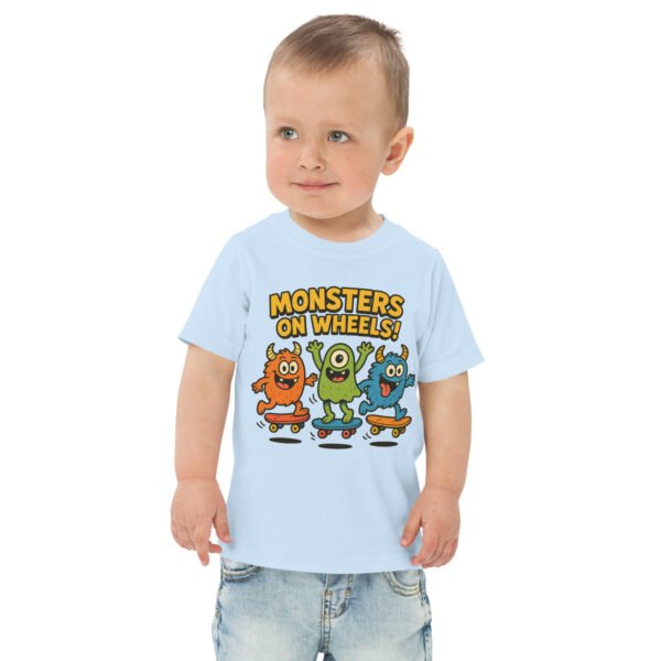 Toddler Skateboard  jersey tee - Image 4