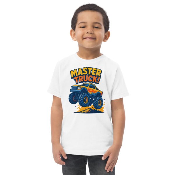 Toddler Monster Truck Jersey Tee - Image 7