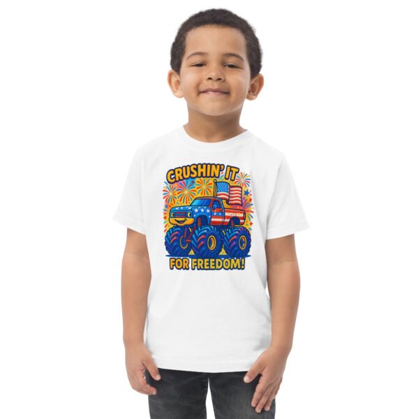 Toddler Monster Truck Jersey Tee - Image 7